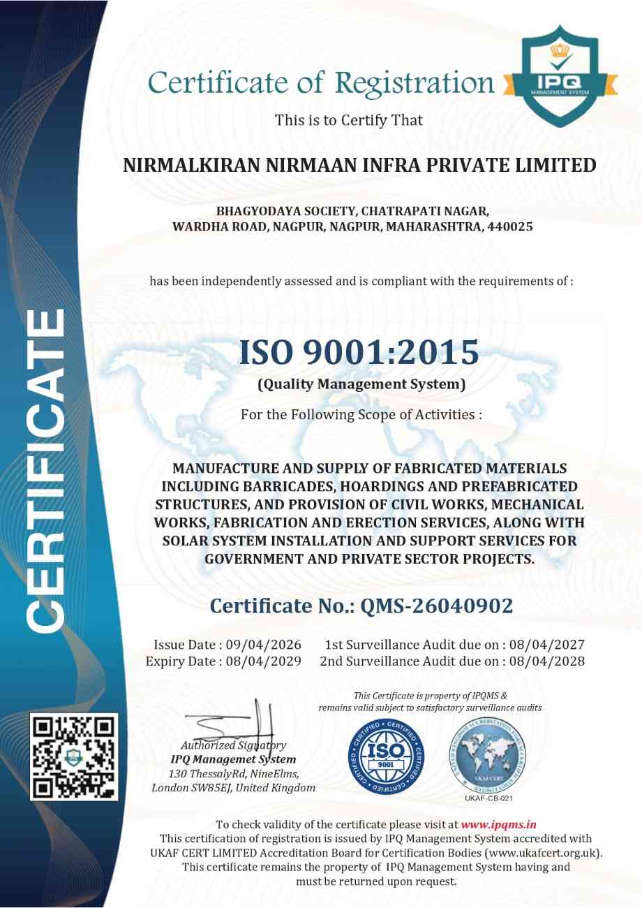 ISO Certificate